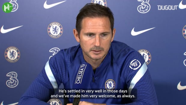 Frank Lampard discusses Chelsea's goalkeeper situation